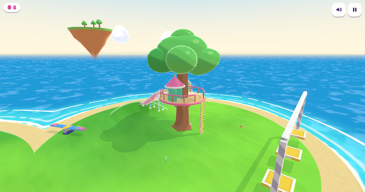 Treehouse Playground on the hub island.